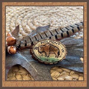 Vintage Boy Scouts Of America Neckerchief Slide from Philmont Scout Ranch